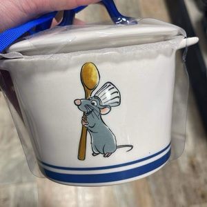 Rae Dunn ratatouille canister with lid